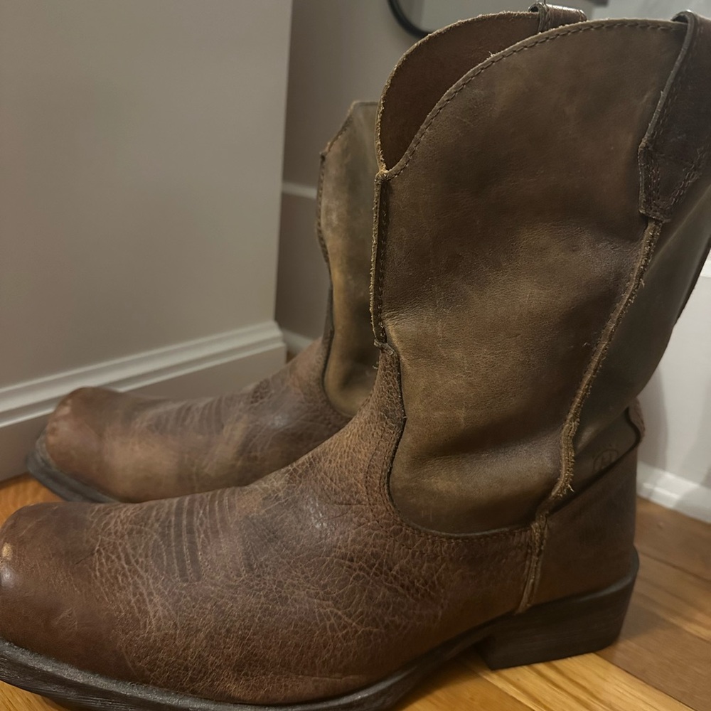 Ariat Mens 10002317 Rambler Bomber Western Leather Work Cowboy Boots Size 13 D
